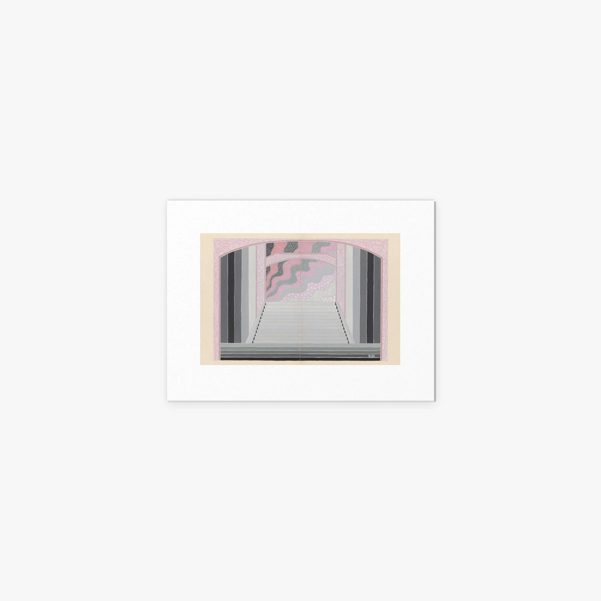 Les Ponts, Bozzetto di Scena - Zig, opera di Zig (Louis Gaudin) (Art Déco), stampa artistica su carta, 40x30cm