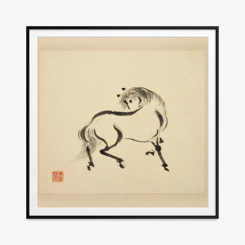 Livre des chevaux, pl. 2 - Tsurusawa Tansaku