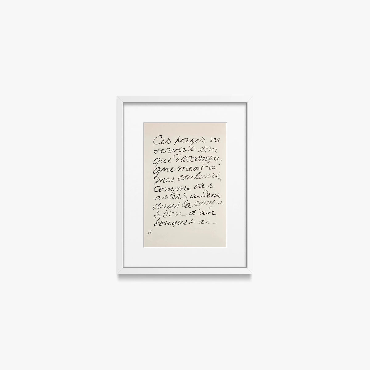 Monsieur Loyal - Henri Matisse, opera di Henri Matisse (Art Déco), stampa con passepartout e cornice bianca, 30x40cm