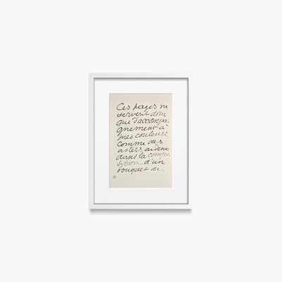 Monsieur Loyal - Henri Matisse, opera di Henri Matisse (Art Déco), stampa con passepartout e cornice bianca, 30x40cm