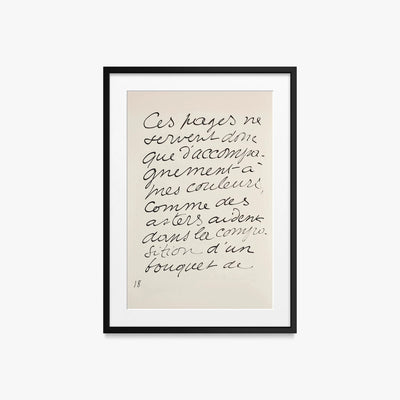 Monsieur Loyal - Henri Matisse, opera di Henri Matisse (Art Déco), stampa con passepartout e cornice nera, 50x70cm