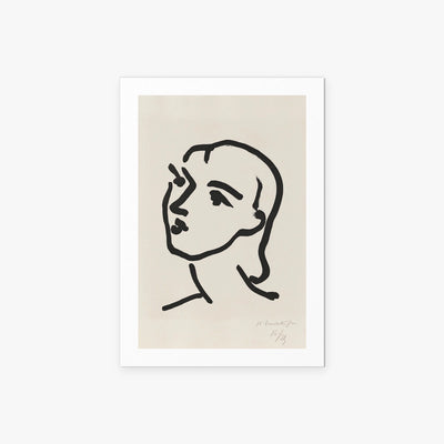 Nadia dai Capelli Lisci - Henri Matisse, opera di Henri Matisse (Art Déco), stampa artistica su carta, 60x85cm