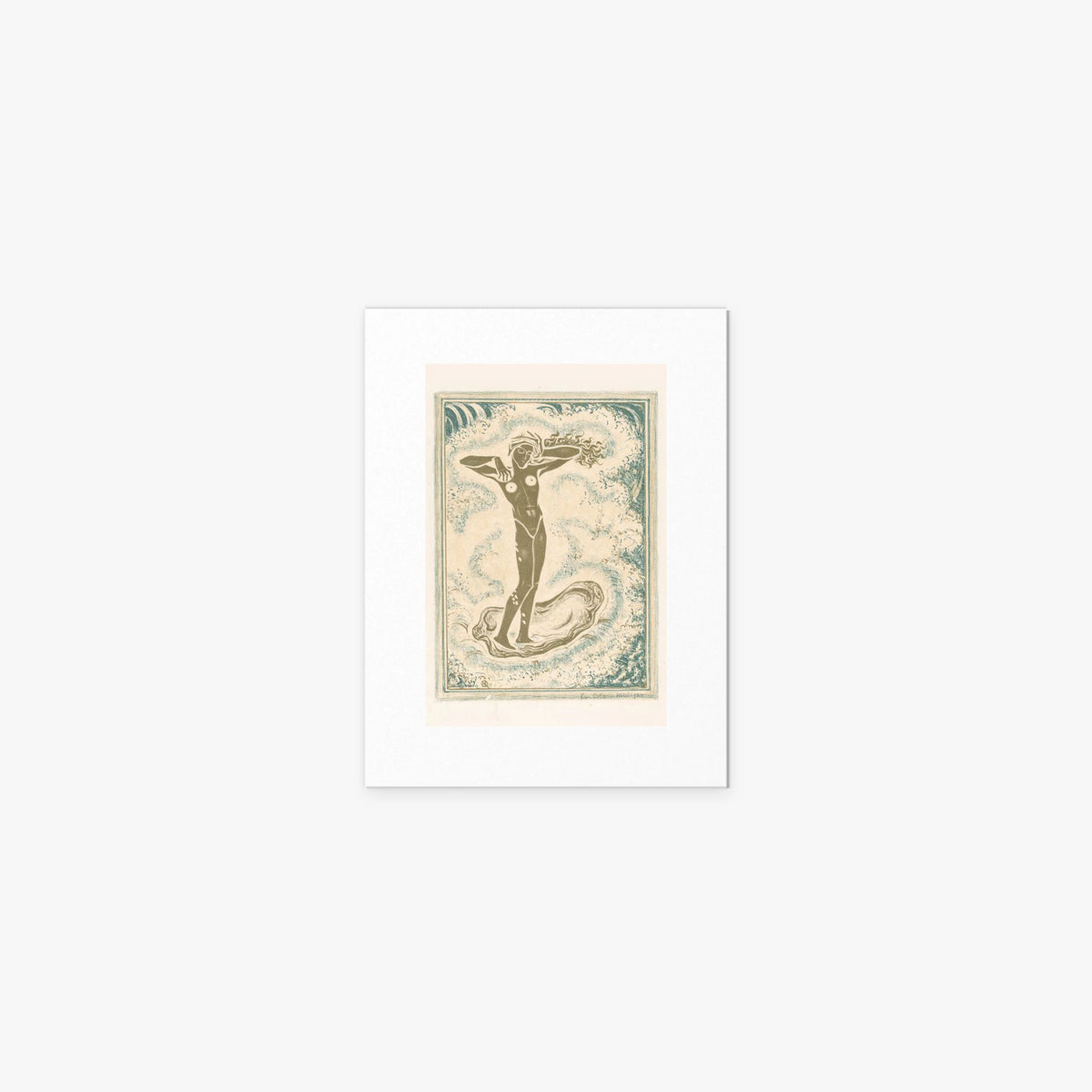 Nascita di Venere - Richard Nicolaüs Roland Holst, opera di Richard Nicolaüs Roland Holst (Art Nouveau), stampa artistica su carta, 30x40cm