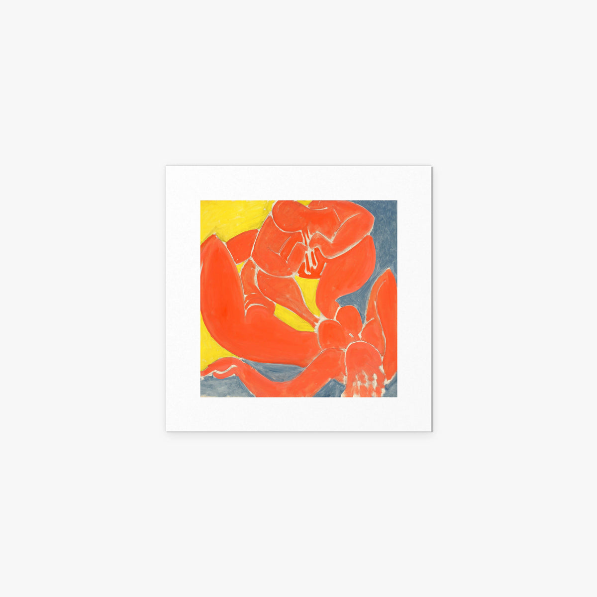 Ninfa e Fauno Rosso - Henri Matisse, opera di Henri Matisse (Art Déco), stampa artistica su carta, 40x40cm