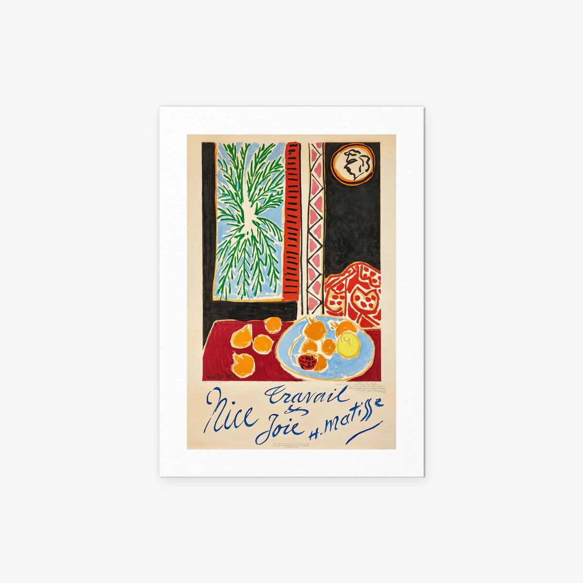 Nizza, Lavoro e Gioia - Henri Matisse, opera di Henri Matisse (Art Déco), stampa artistica su carta, 50x70cm