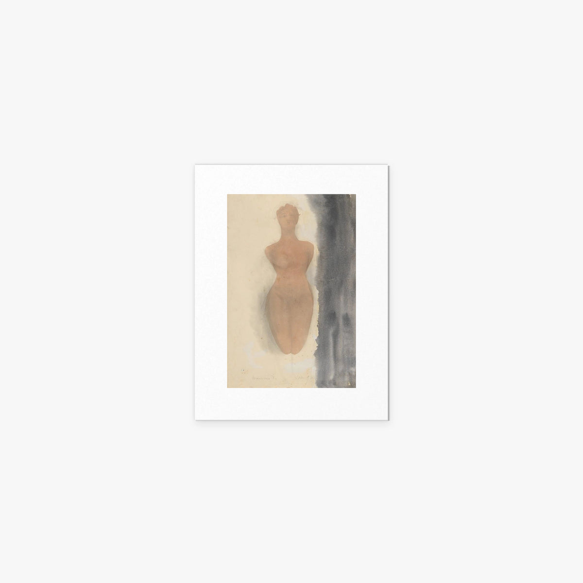 Origine del Vaso Greco - Auguste Rodin, opera di Auguste Rodin (Classici), stampa artistica su carta, 30x40cm