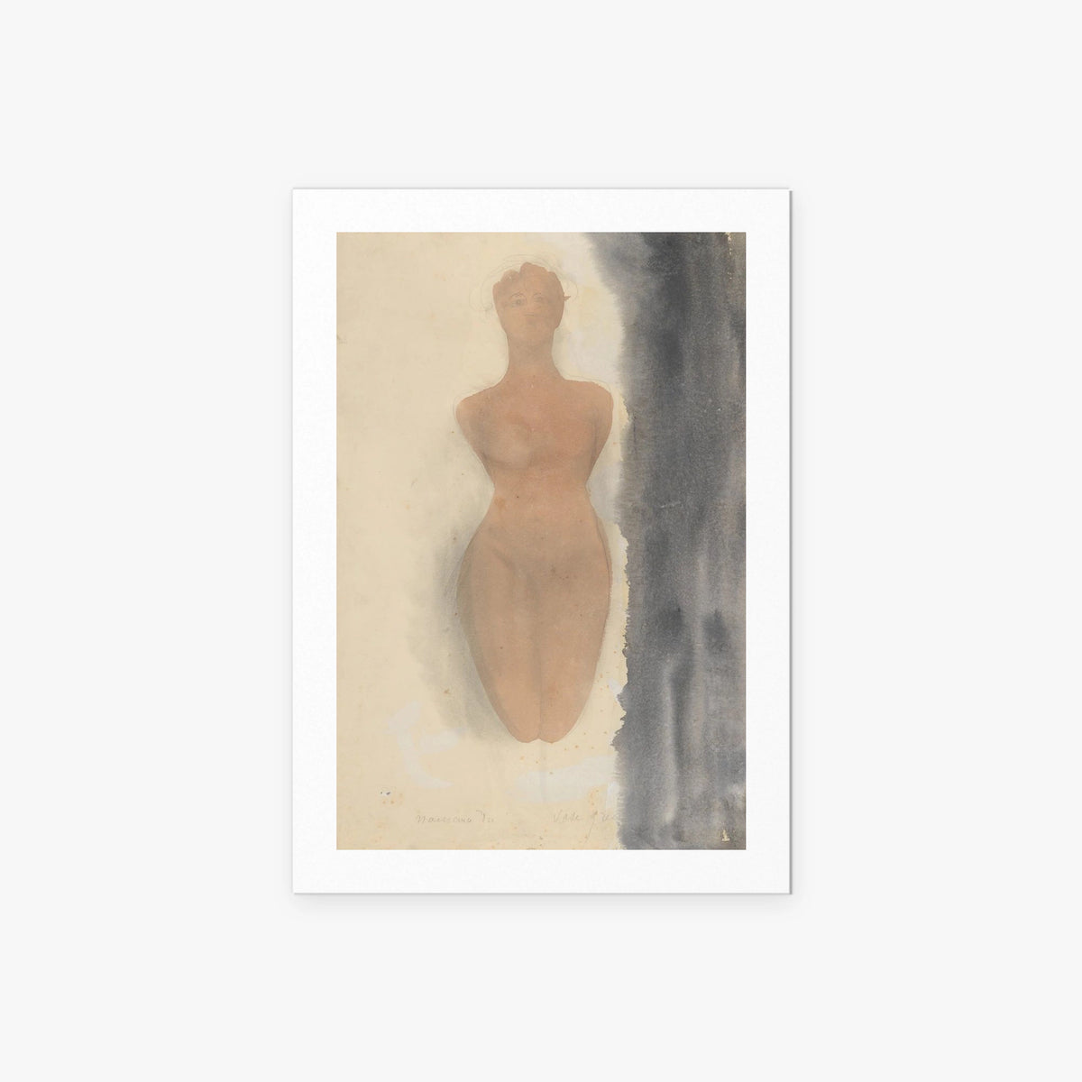 Origine del Vaso Greco - Auguste Rodin, opera di Auguste Rodin (Classici), stampa artistica su carta, 60x85cm