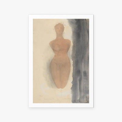 Origine del Vaso Greco - Auguste Rodin, opera di Auguste Rodin (Classici), stampa artistica su carta, 80x115cm