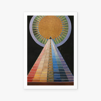 Pala d'Altare n. 1, Gruppo X - Hilma af Klint, opera di Hilma af Klint (Astrattismo), stampa artistica su carta, 80x115cm