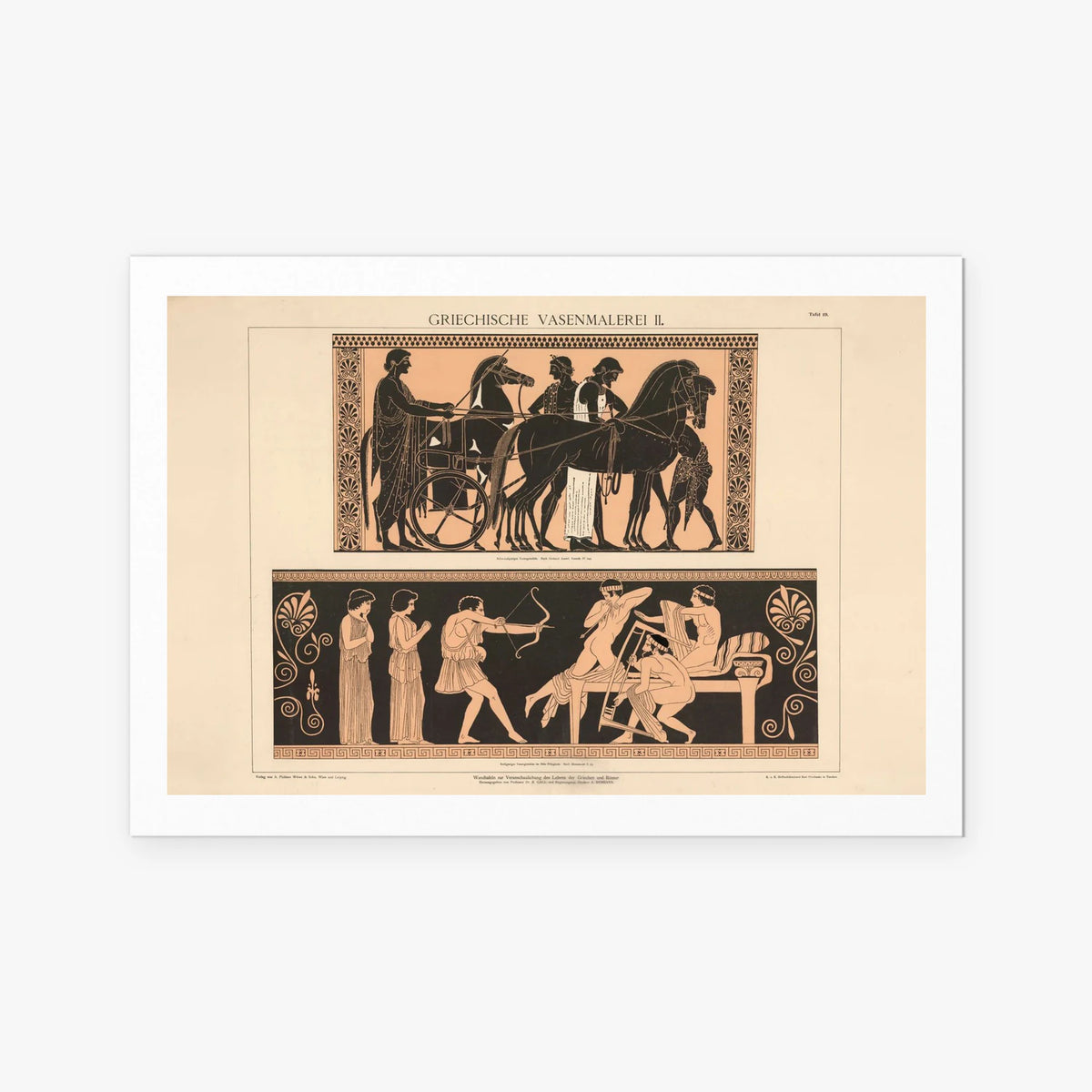 Pittura Vascolare Greca II - A. Pichler's Witwe & Sohn, opera di A. Pichler's Witwe & Sohn (Classici), stampa artistica su carta, 115x80cm