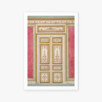 Porta Doppia in Stile Rococò - Jules-Edmond-Charles Lachaise, opera di Jules-Edmond-Charles Lachaise (Classici), stampa artistica su carta, 80x115cm