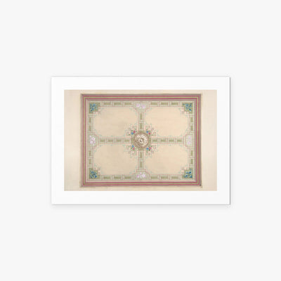 Soffitto con Bordura a Greca - Jules-Edmond-Charles Lachaise, opera di Jules-Edmond-Charles Lachaise (Classici), stampa artistica su carta, 70x50cm