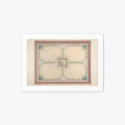 Soffitto con Bordura a Greca - Jules-Edmond-Charles Lachaise, opera di Jules-Edmond-Charles Lachaise (Classici), stampa artistica su carta, 85x60cm