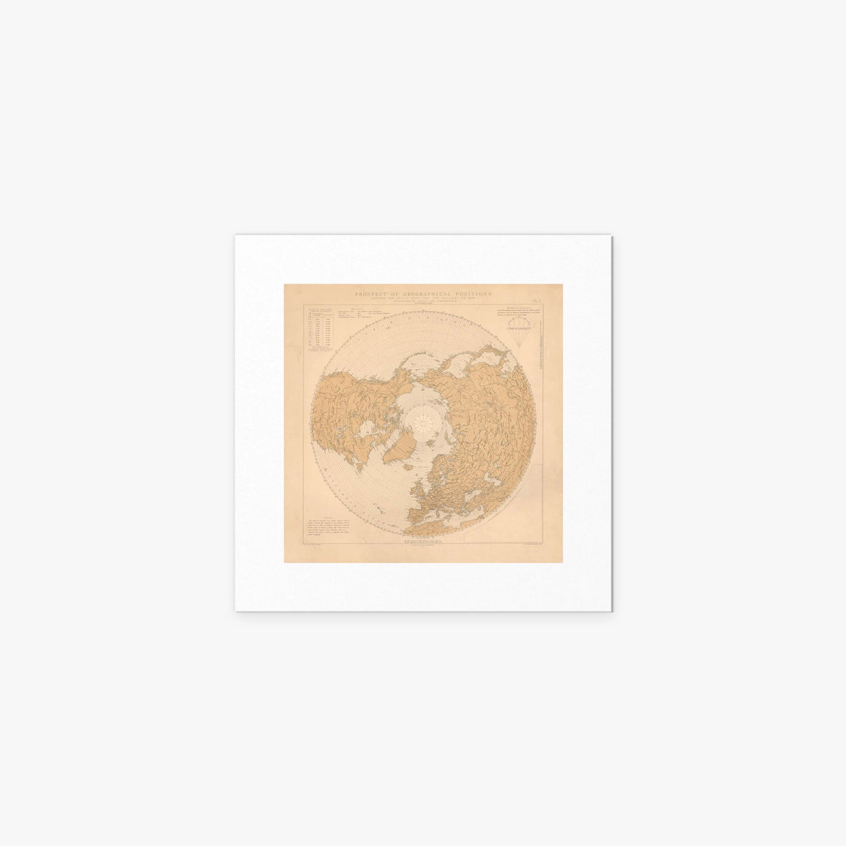 Dal Polo Artico al 30° Nord - Axel Staggemeier, opera di Axel Staggemeier (Illustrazione), stampa artistica su carta, 40x40cm