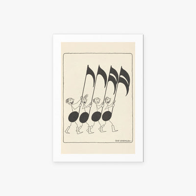 Rime Musicali, Tav. 5 - Dic Loscalzo, opera di Dic Loscalzo (Illustrazione), stampa artistica su carta, 60x85cm