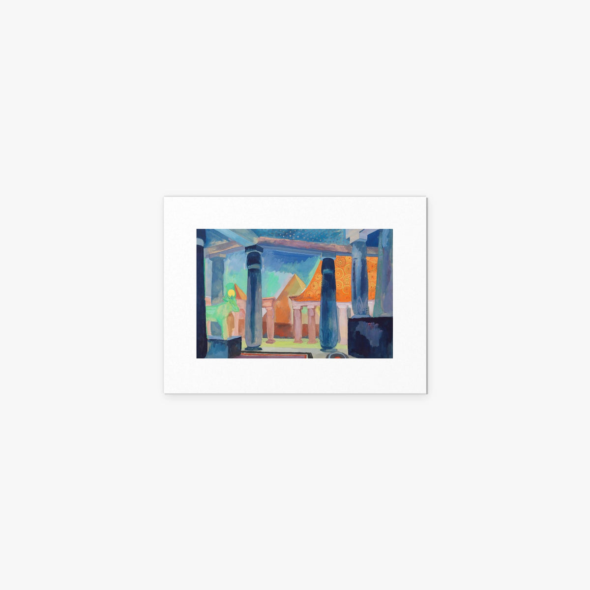 Scenografia per Cleopatra - Robert Delaunay, opera di Robert Delaunay (Art Déco), stampa artistica su carta, 40x30cm