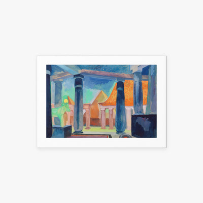Scenografia per Cleopatra - Robert Delaunay, opera di Robert Delaunay (Art Déco), stampa artistica su carta, 70x50cm