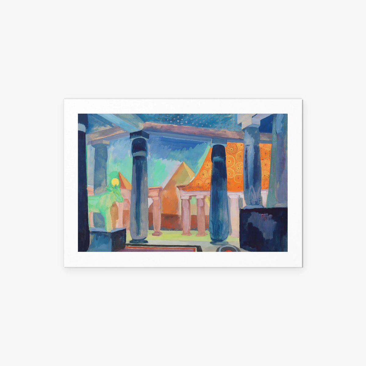 Scenografia per Cleopatra - Robert Delaunay, opera di Robert Delaunay (Art Déco), stampa artistica su carta, 85x60cm