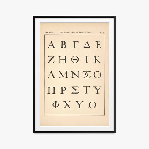 Griechisches Alphabet - Alfred Prunaire