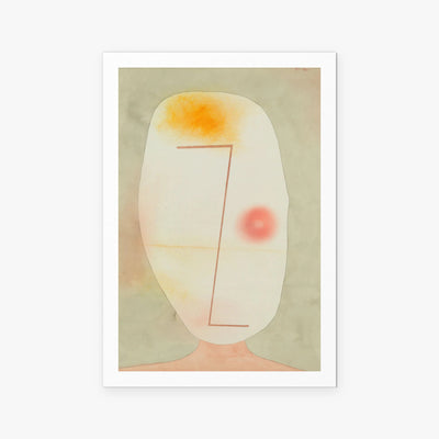 Senza Titolo, Testa - Paul Klee, opera di Paul Klee (Avanguardie), stampa artistica su carta, 80x115cm