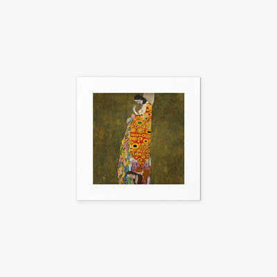 Speranza II - Gustav Klimt, opera di Gustav Klimt (Secessione Viennese), stampa artistica su carta, 40x40cm
