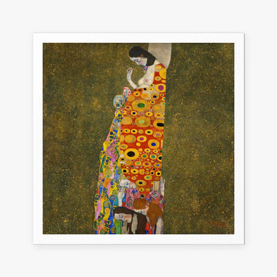 Speranza II - Gustav Klimt, opera di Gustav Klimt (Secessione Viennese), stampa artistica su carta, 80x80cm