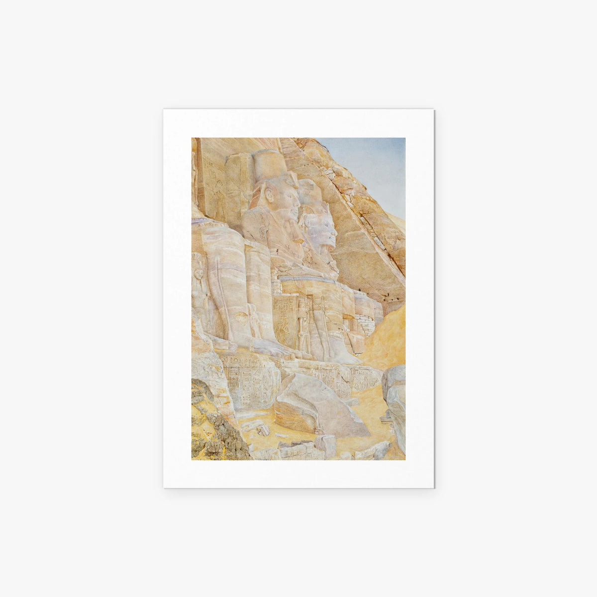 Tempio di Ramses II - Henry Roderick Newman, opera di Henry Roderick Newman (Egittologia), stampa artistica su carta, 50x70cm