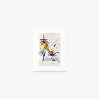 Tessuto - Wassily Kandinsky, opera di Wassily Kandinsky (Astrattismo), stampa artistica su carta, 30x40cm