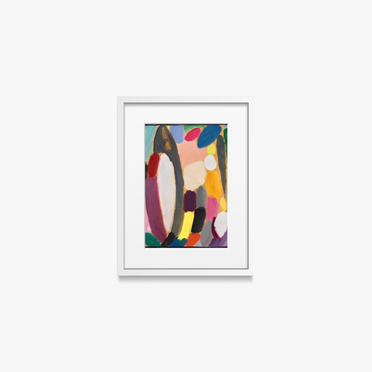 Variazione - Alexej von Jawlensky, opera di Alexej von Jawlensky (Espressionismo), stampa con passepartout e cornice bianca, 30x40cm