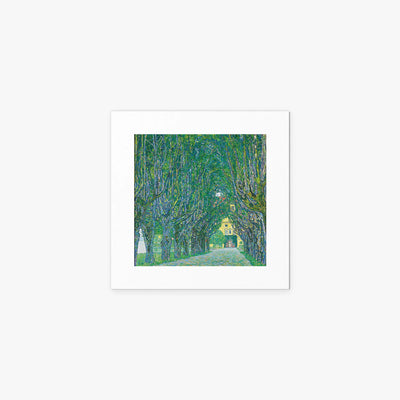 Viale del Castello di Kammer - Gustav Klimt, opera di Gustav Klimt (Secessione Viennese), stampa artistica su carta, 40x40cm