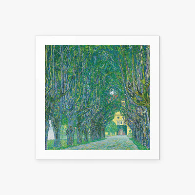 Viale del Castello di Kammer - Gustav Klimt, opera di Gustav Klimt (Secessione Viennese), stampa artistica su carta, 50x50cm