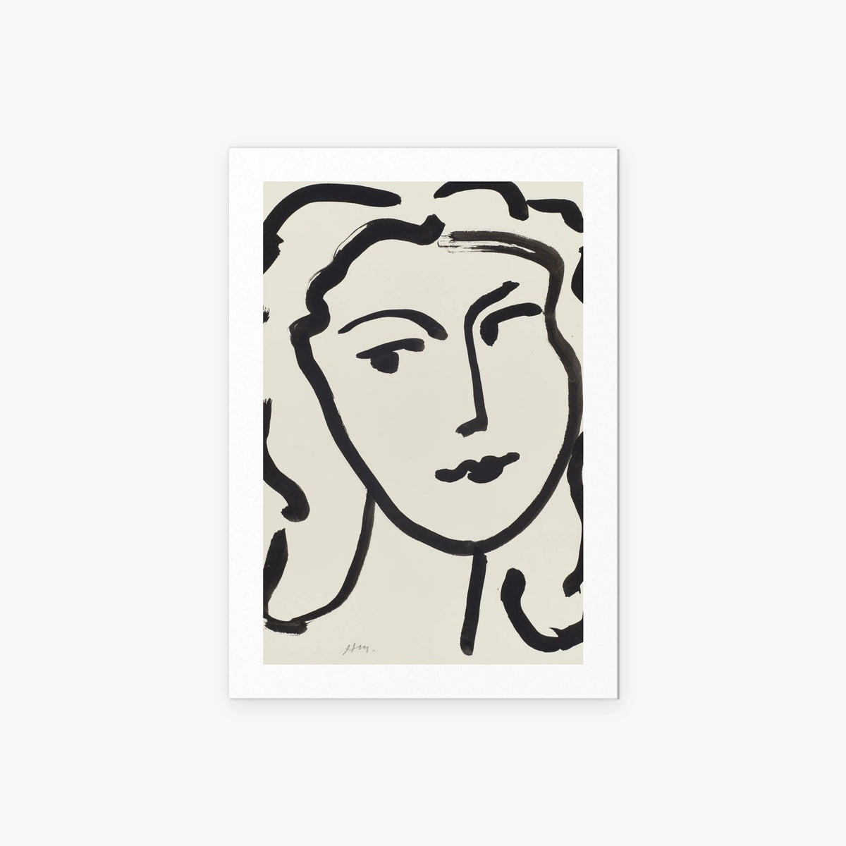 Volto di Donna - Henri Matisse, opera di Henri Matisse (Art Déco), stampa artistica su carta, 60x85cm